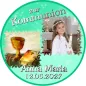 Preview: Fototortenaufleger für Kommunion, Konfirmation, Firmung und Jugendweihe mit Kelch und Bibel
